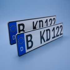 2 KFZ Kennzeichen