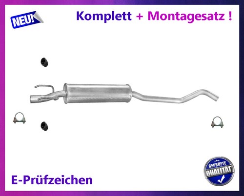 Mittelschalldämpfer für opel - mittelschalldämpfer,