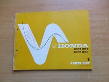Parts List catalog Teile Ersatzteil Katalog Honda CM 125 185 T Werkstatthandbuch