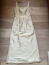 CERRUTTI 1881, Abendkleid, Cocktail-Kleid, Seide, champagner, Gr. 36 !!!