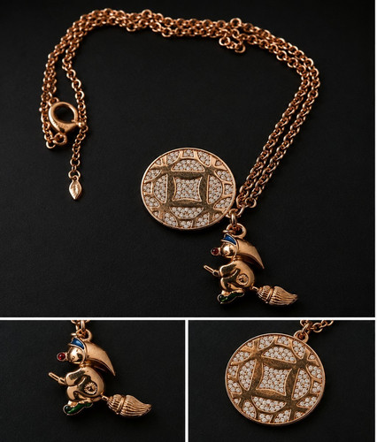 Fossil kette roségold - fossil, +