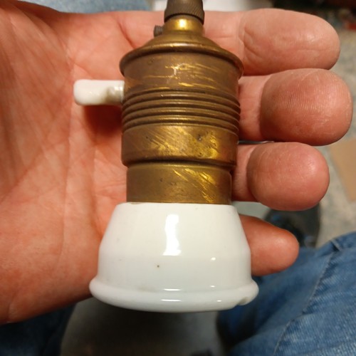 Vintage messing lampenfassung - vintage,