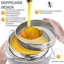 Edelstahl Honig Sieb