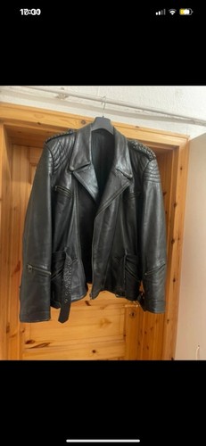 Vintage leder jacke biker - vintage,