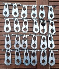 Trampolin 24 x Befestigungsklammern für 12 Stangen Sicherheitsnetz Randabdeckung