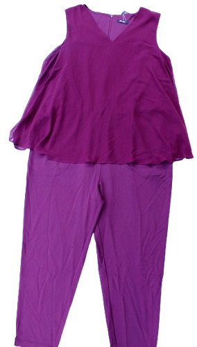 Sheego damen jumpsuit - jumpsuit, weinrot