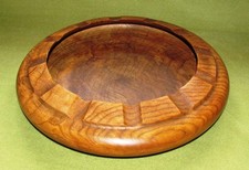 Ulme Rüster Holz Schale; Originalzustand