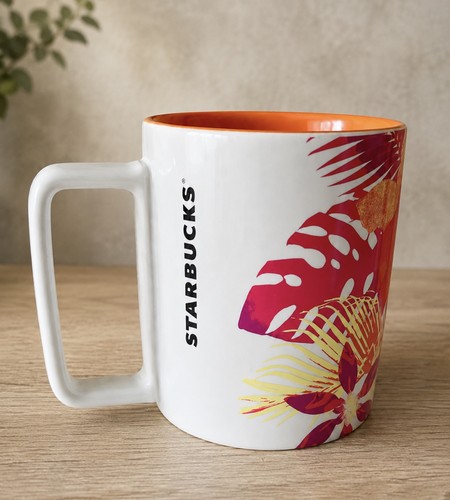 Starbucks tasse pink palm - "pink,