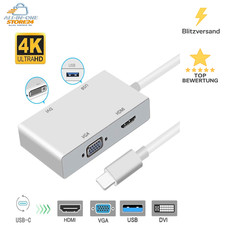 USB C DVI Adapter 4K HDMI VGA