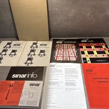 Sinar P2 C2 F2 F1 Manual set - New Old Stock 