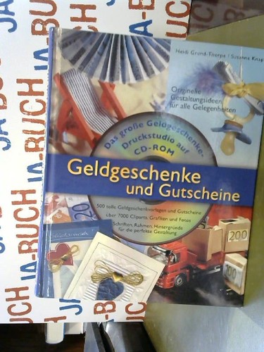 Geldgeschenke und gutscheine - und,
