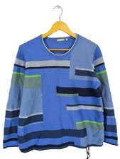 RABE Strickpullover Damen Pullover Gr. DE 44 blau Casual-Look