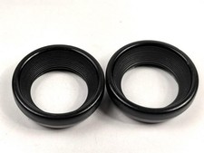 Paar Okularringe für Dienstglas 6 x 30 Wehrmacht. Schwarze Preßmasse, guter Zust