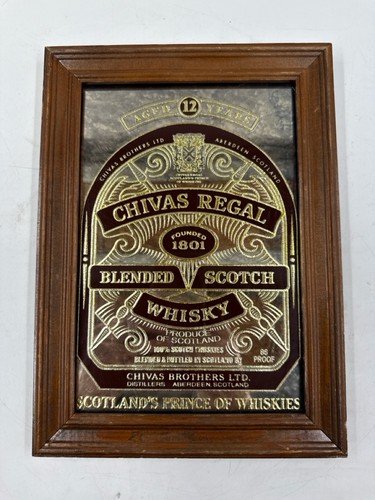 Chivas regal framed mirror - regal,