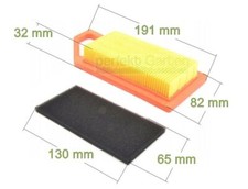 191x82x32mm luftfilter für - 191x82x32mm,