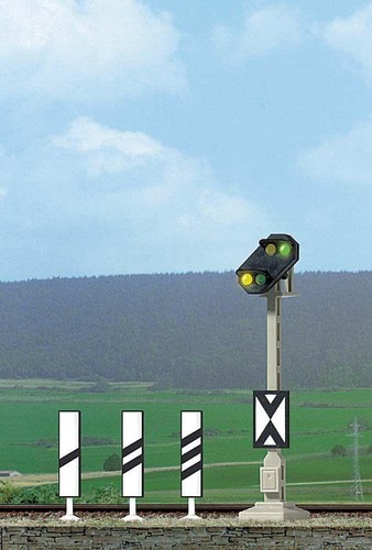 Busch 5823 vorsignal mit 4 - vorsignal, h0