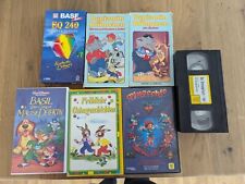 Konvolut VHS Video Kassetten -  Kinderfilme + OVP Kassette - 7 Stück 
