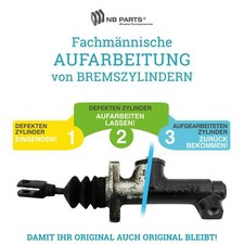 Aufarbeitung Hauptbremszylinder 19mm für Frontlader Schlepper Holder C870H