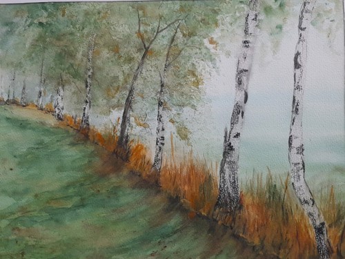 Original gemälde aquarell - original,