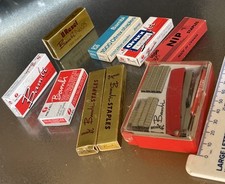 Rexel Bambi No.25 Vintage/Retro Mini Hefter, ROT mit Original Heftklammern FUNKTIONIERT