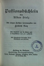 Passionsbüchlein. Stolz, Alban: