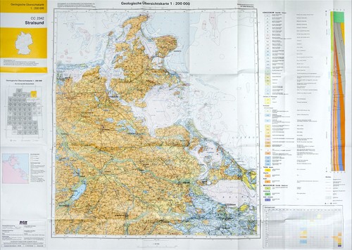 Geologische karte usedom - geologische,