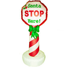 WEIHNACHTSSTRASSENSCHILD HEILIGER STOP HERE LEUCHTEND 120cm 0019 PARTYS, WEIHNACHTEN