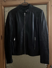 SET Fashion Lederjacke | Bikerjacke | tailliert | Schwarz | Gr. 42 OVP 389,95€