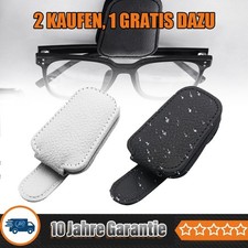 Brillenhalter Sonnenbrillen Halterung für Auto Sonnenblende Ticket Kartenclip