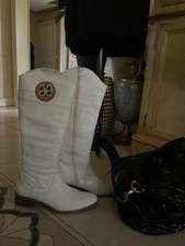 Damen Stiefel Gr. 39 Leder