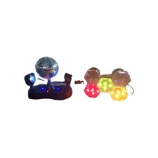 Partykugel,Lichteffekte,Lichtorgel,zweierpack für Kinderzimmer ,Partyraum,