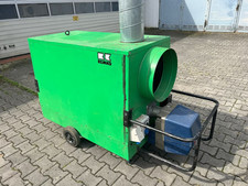 REMKO CLK 100 mit Gebläse-Ölbrenner & Zubehör Hallenheizgerät