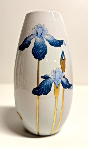 Elegante porzellanvase mit - elegante,