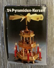 18er Set Pyramidenkerzen Klein Rot ca. 7,5 cm Kerzen (L1-3