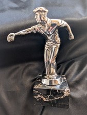 Skulptur, 925er silber, Boule, Pétanque, 311 gr.