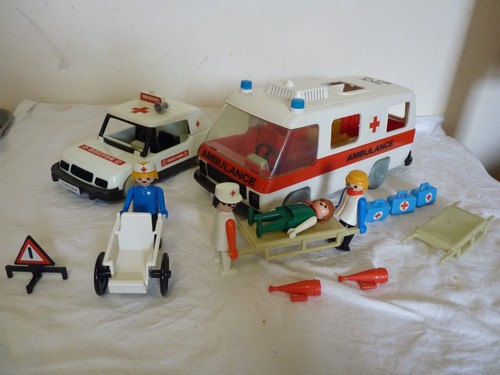 Vintage playmobil ambulanc - playmobil,