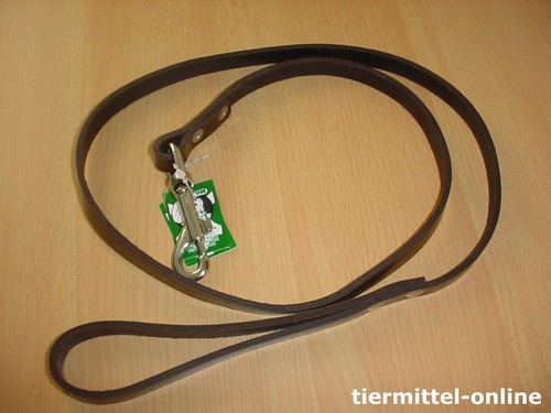 Hundeleine aus echtem leder - aus,
