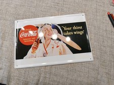 Coca Cola Blechschild 20x30 cm