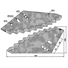 FAIE Futtermischwagenmesser