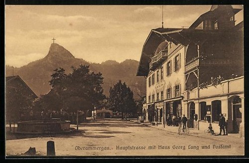 Oberammergau hauptstrasse mit - oberammergau,,