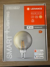 3x LEDVANCE Wifi Glühbirne Filament Globe125 44 E27 Smoke Dimmable