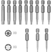 12-tlg Torx Bit Set 50mm S2