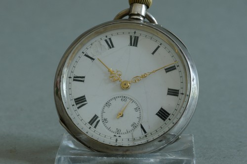 Taschenuhr 925 silber läuft - taschenuhr, silber,