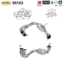 ✅ Katalysator für Toyota MR2 III, 1.8 16V VT-i, 103kW, Euro 3