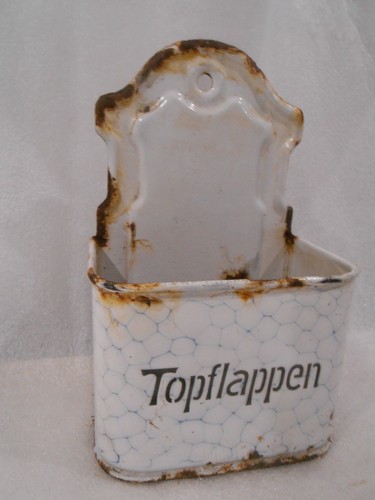 Originaler email topflappen - email,