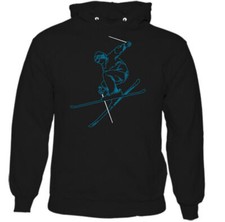 Herren Lustige Skifahren Kapuze Ski Stiefel Handschuhe Piste Schnee Down Hill