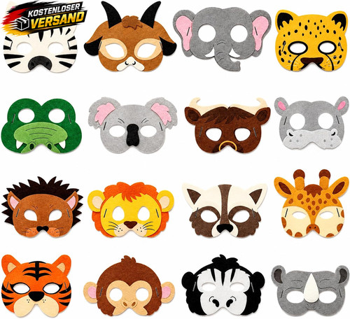 Party masken set - set, karneval