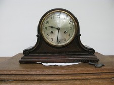 Junghans Tischuhr Kaminuhr Buffetuhr mit Schlag Napoleonhut, funktionsfähig, top