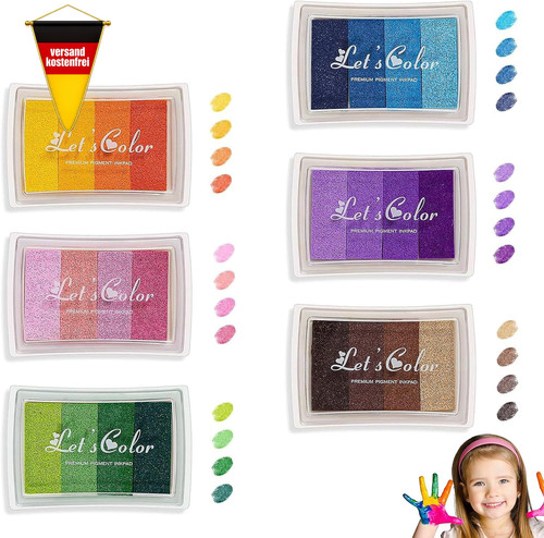 Buntes stempelkissen set für - buntes,