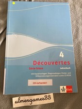 ★ Decouvertes 4  bleue Lehrerbuch mit Lösungen zum Cahier und Schülerbuch   ★